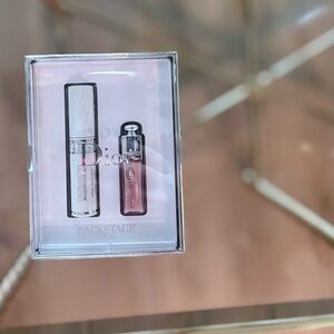 Dior Backstage Lip Gloss Duo - Pink and Silver